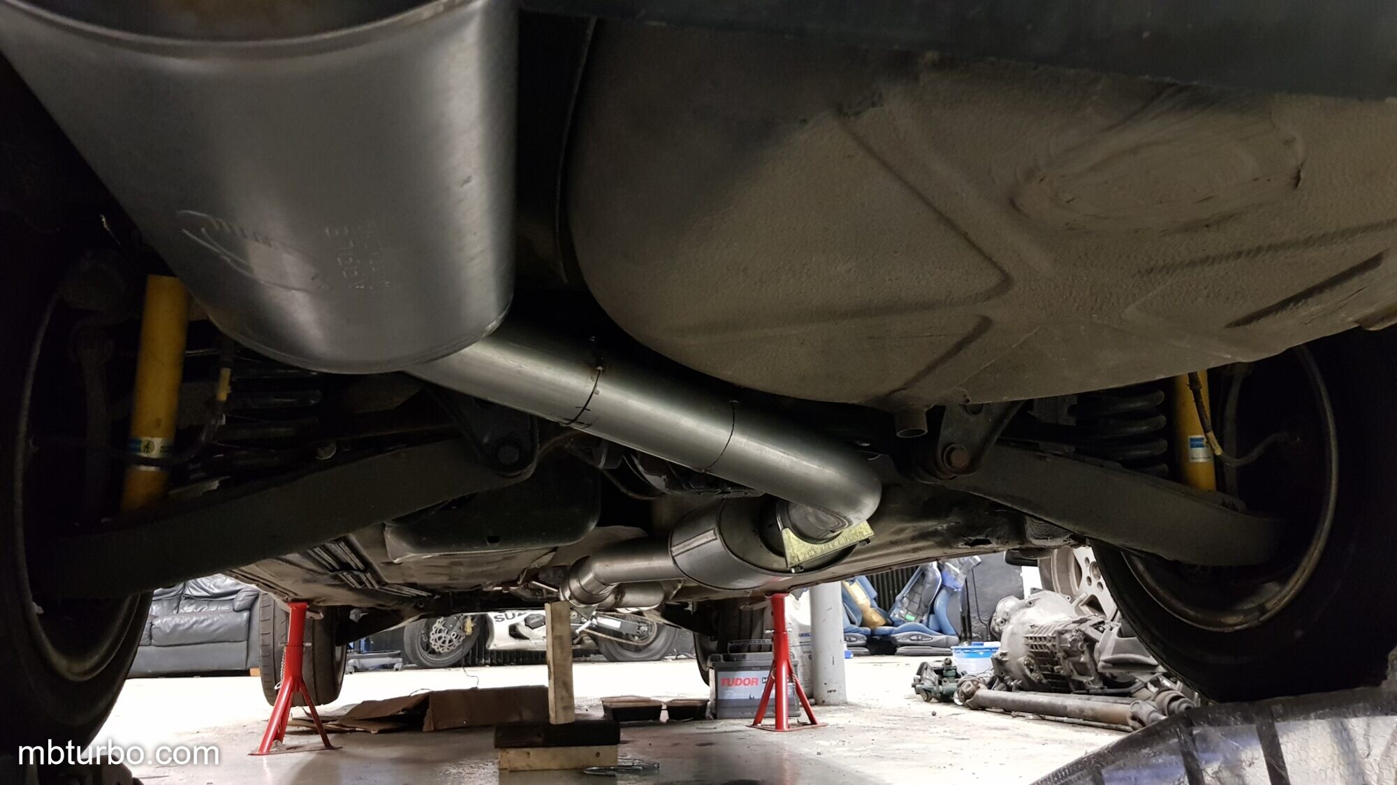 W201 3 inch exhaust